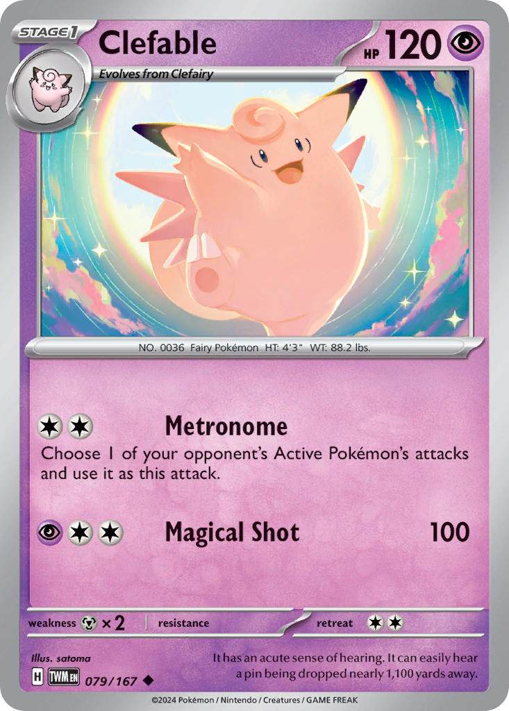 Clefable 79/167 Uncommon - MissingNo.