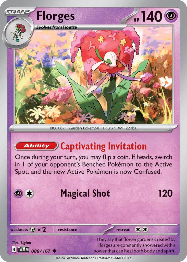 Florges 88/167 Reverse Uncommon - MissingNo.