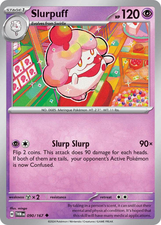 Slurpuff 90/167 Reverse Uncommon - MissingNo.