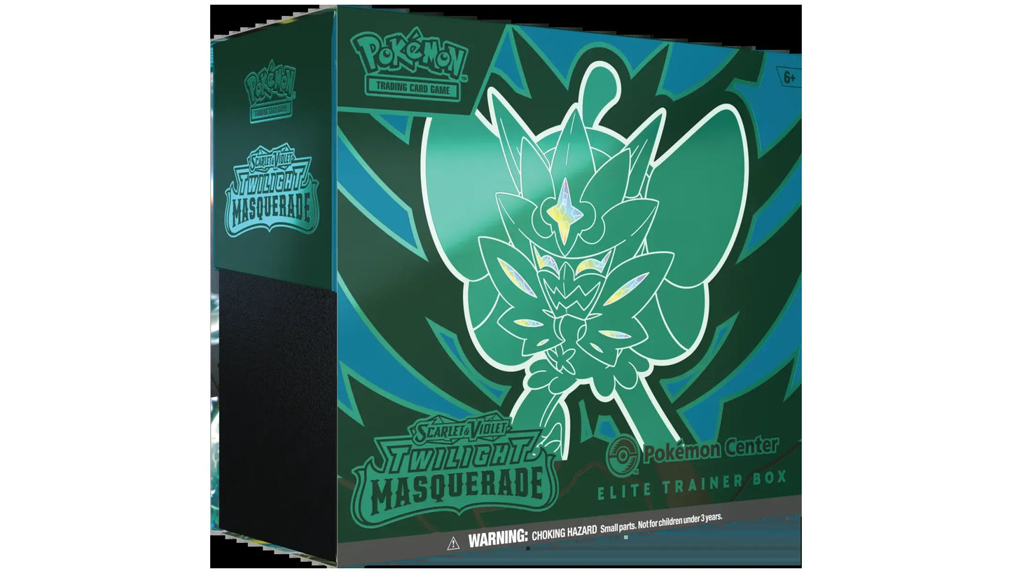 Twilight Masquerade Elite Trainer Box Pokemon Center Pokemon Cards