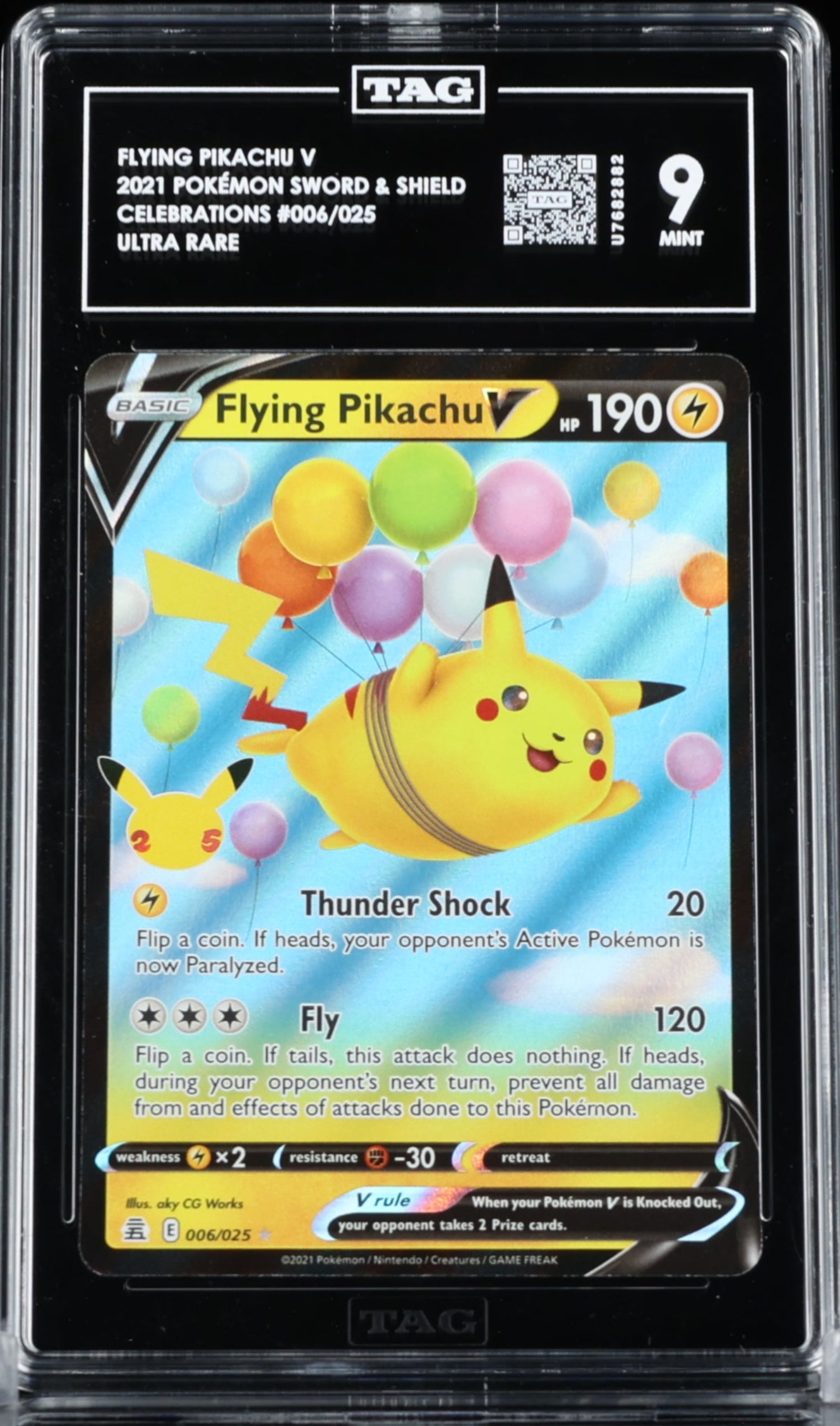 Flying Pikachu V 006/025 - TAG 9 - MissingNo.