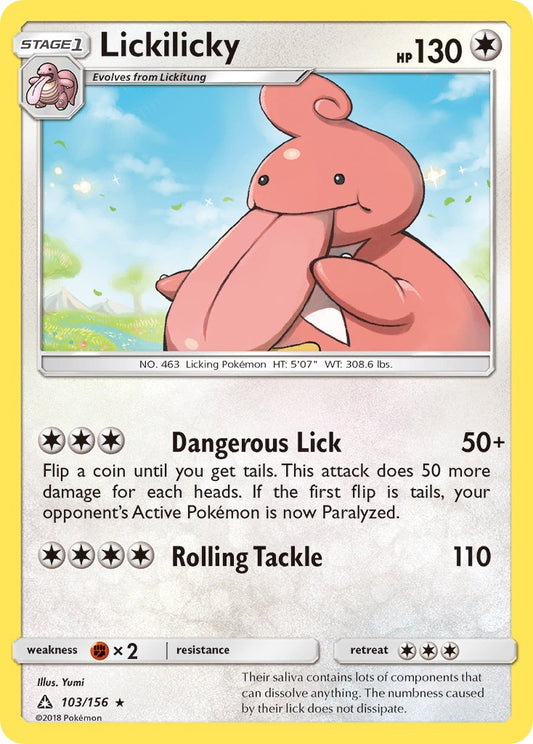 Lickilicky 103/156 Reverse Rare - MissingNo.