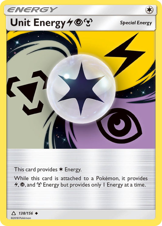 Unit Energy Lightning/Psychic/Metal 138/156 Reverse Uncommon - MissingNo.