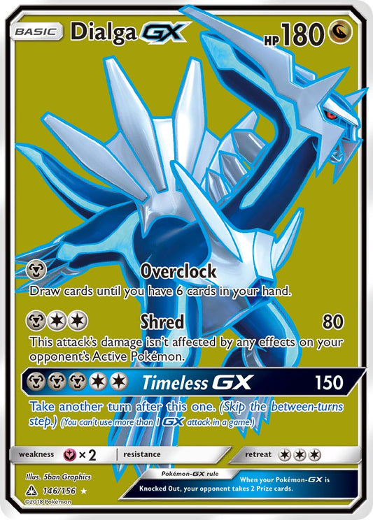 Dialga GX 146/156 Holo Ultra Rare GX - MissingNo.