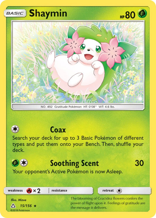 Shaymin 15/156 Reverse Rare - MissingNo.