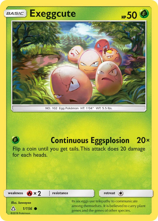 Exeggcute 1/156 Reverse Common - MissingNo.