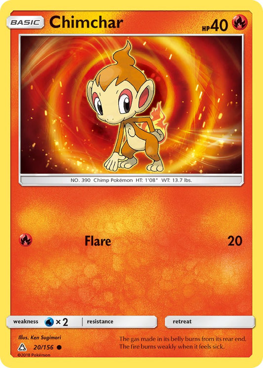 Chimchar 20/156 Reverse Common - MissingNo.