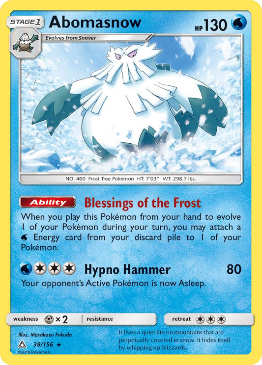 Abomasnow 38/156 Non-Holo Rare - MissingNo.