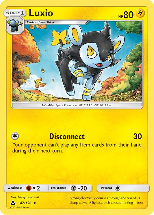 Luxio 47/156 Reverse Uncommon - MissingNo.