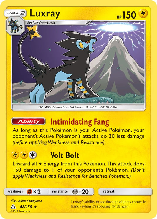 Luxray 48/156 Reverse Rare - MissingNo.