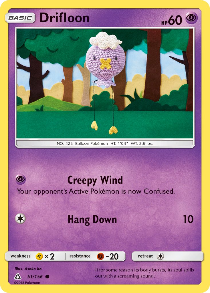 Drifloon 51/156 Common - MissingNo.