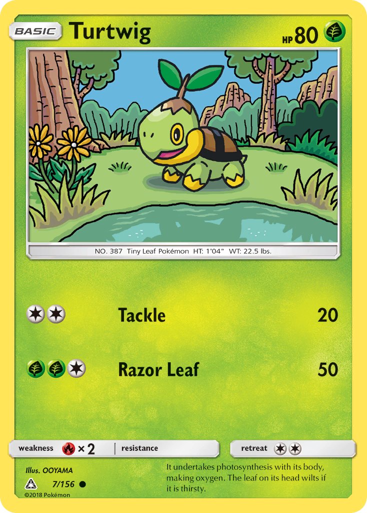 Turtwig 7/156 Common - MissingNo.
