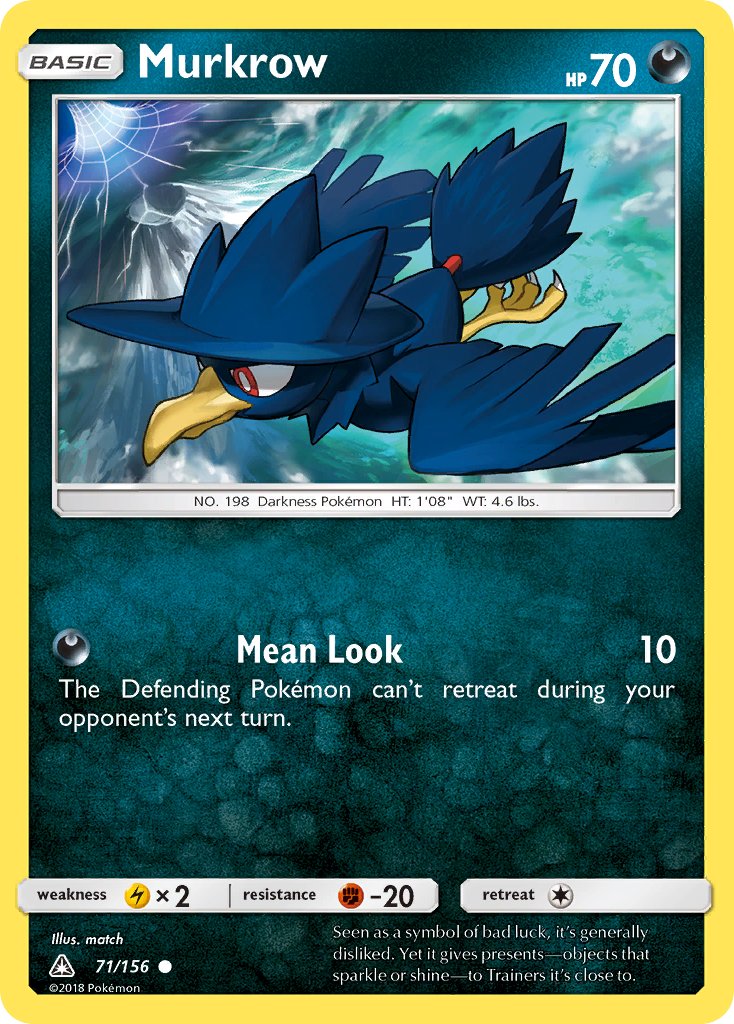 Murkrow 71/156 Reverse Common - MissingNo.