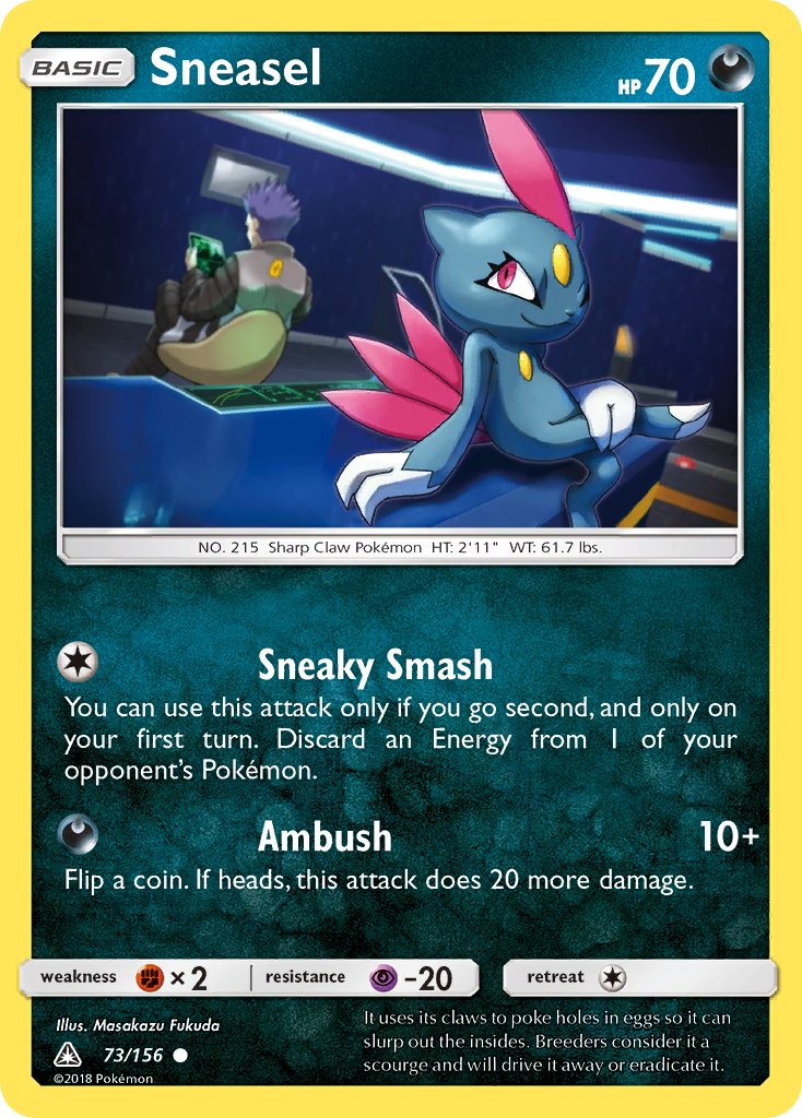 Sneasel 73/156 Reverse Common - MissingNo.