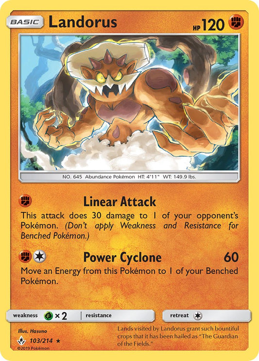 Landorus 103/214 Holo Rare