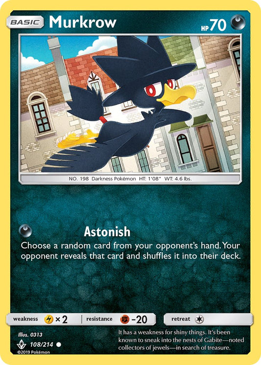 Murkrow 108/214 Reverse Common