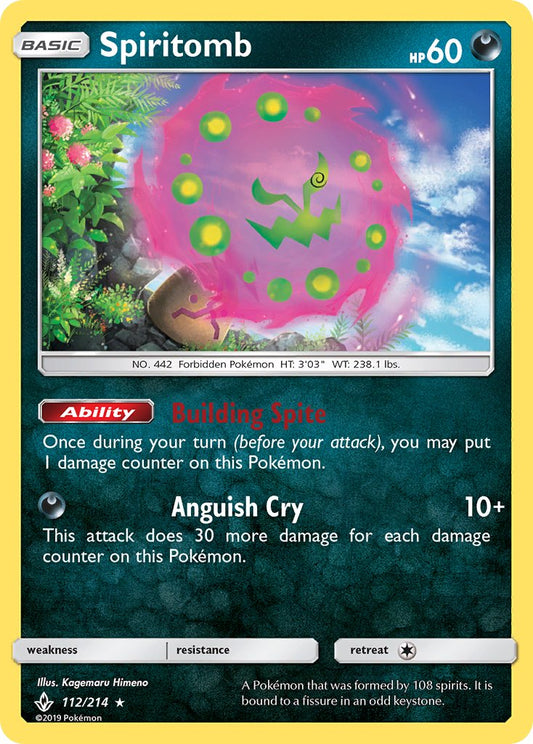 Spiritomb 112/214 Holo Rare