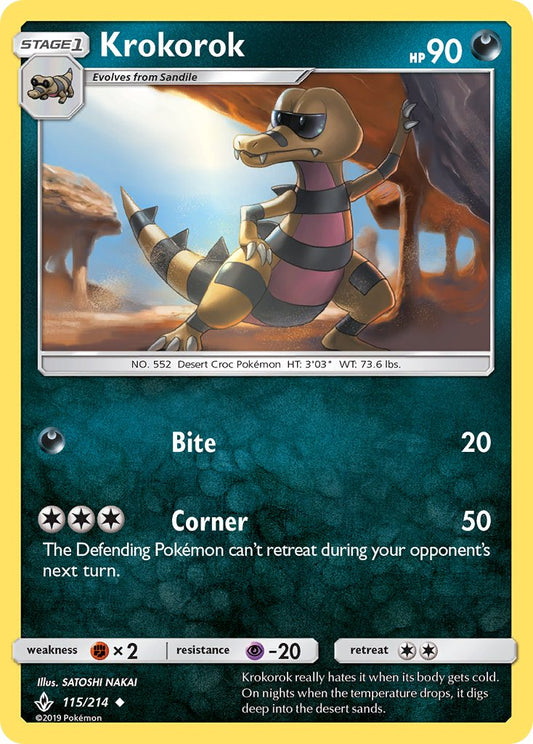 Krokorok 115/214 Reverse Uncommon