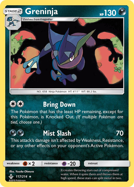 Greninja 117/214 Reverse Rare