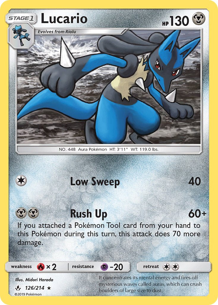 Lucario 126/214 Holo Rare