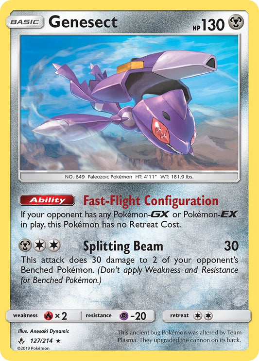 Genesect 127/214 Reverse Rare