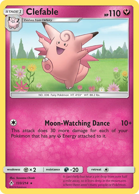 Clefable 133/214 Non-Holo Rare