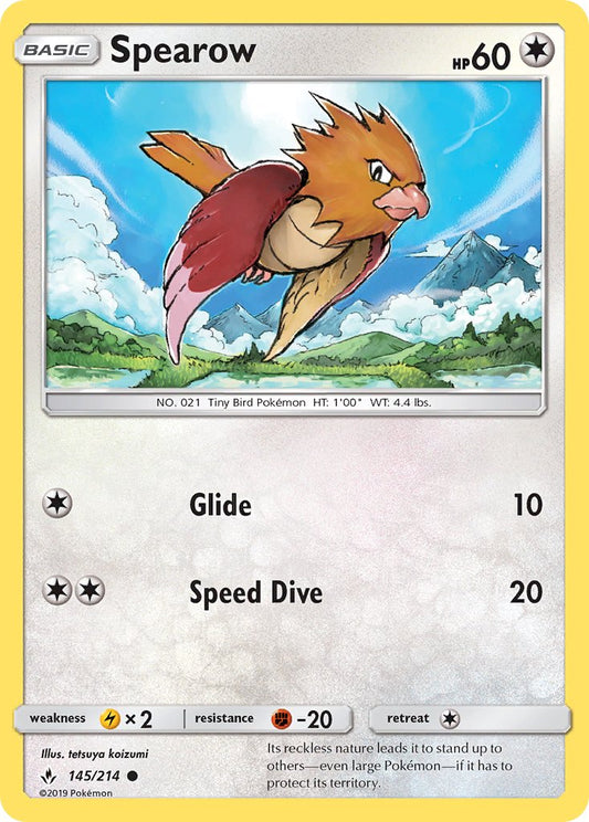 Spearow 145/214 Reverse Common