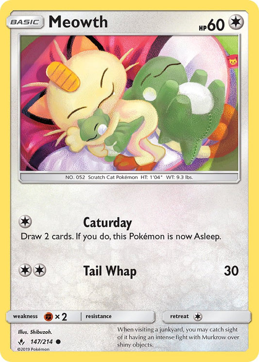 Meowth 147/214 Reverse Common
