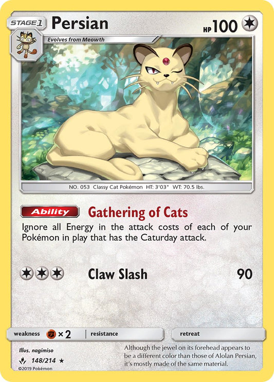 Persian 148/214 Non-Holo Rare