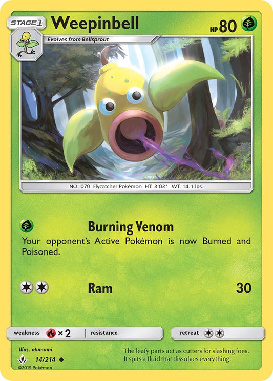 Weepinbell 14/214 Reverse Uncommon