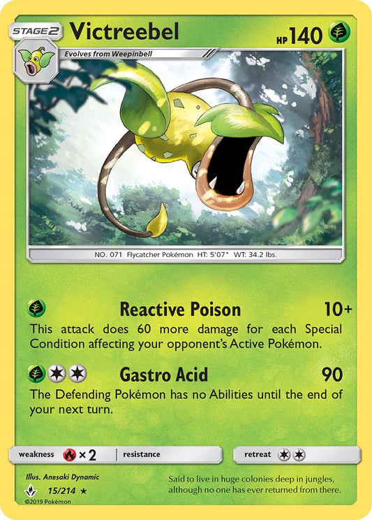 Victreebel 15/214 Non-Holo Rare