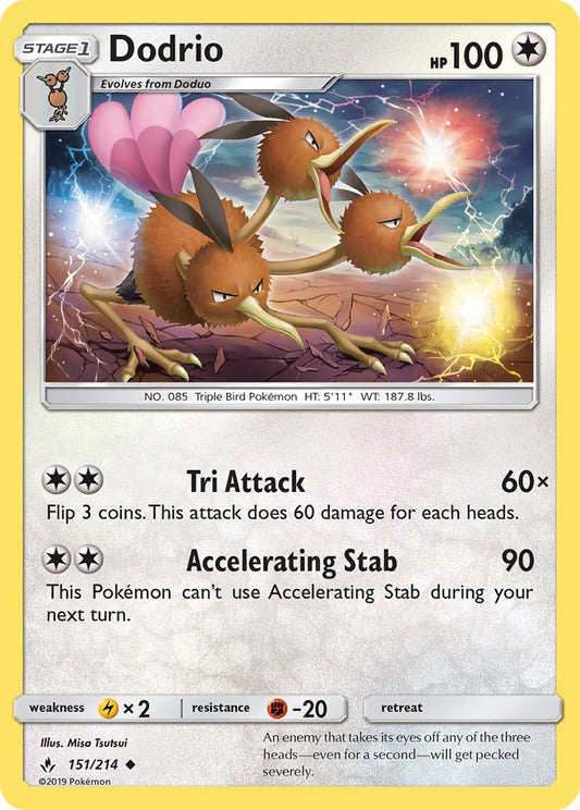 Dodrio 151/214 Reverse Uncommon