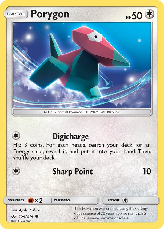 Porygon 154/214 Reverse Common