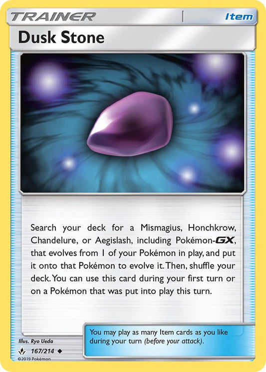 Dusk Stone 167/214 Reverse Uncommon