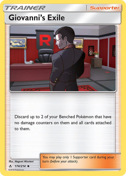 Giovanni's Exile 174/214 Uncommon