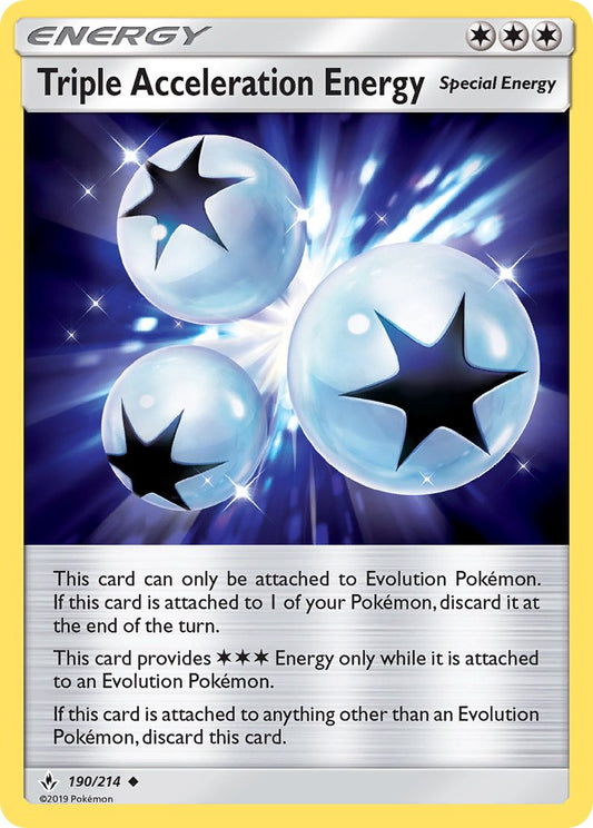 Triple Acceleration Energy 190/214 Reverse Uncommon
