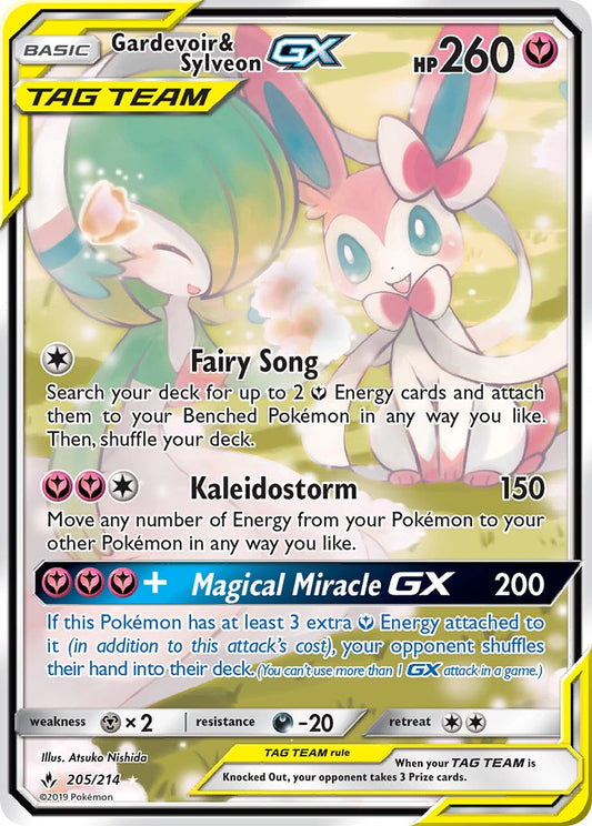 Gardevoir & Sylveon GX 205/214 Holo Ultra Rare GX