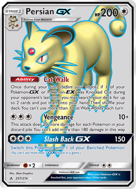 Persian GX 207/214 Holo Ultra Rare GX