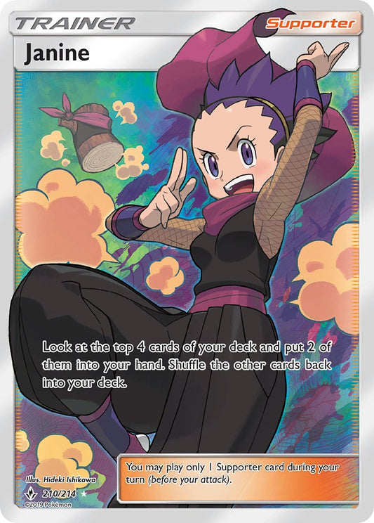 Janine 210/214 Holo Ultra Rare