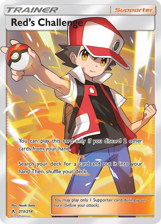 Red's Challenge 213/214 Holo Ultra Rare