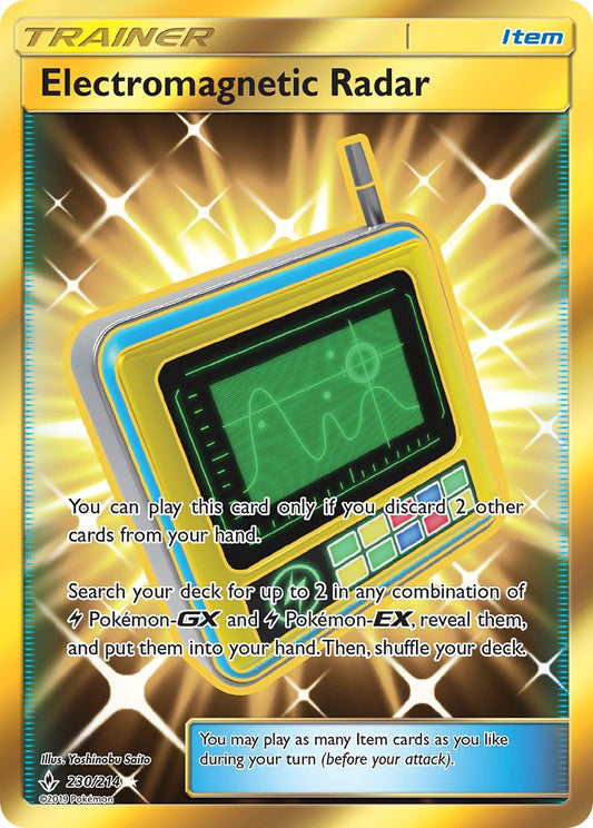 Electromagnetic Radar 230/214 Gold Secret Rare