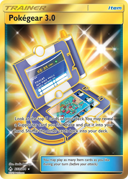 Pokégear 3.0 233/214 Gold Secret Rare