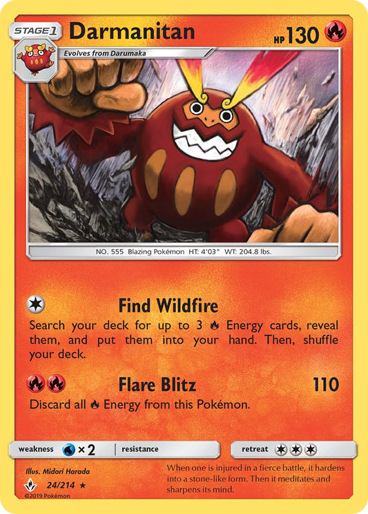 Darmanitan 24/214 Reverse Rare