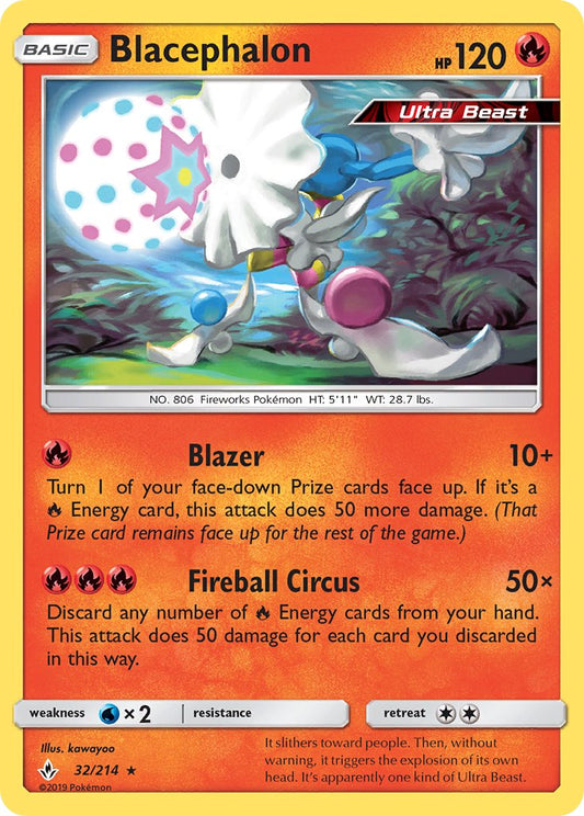 Blacephalon 32/214 Reverse Rare