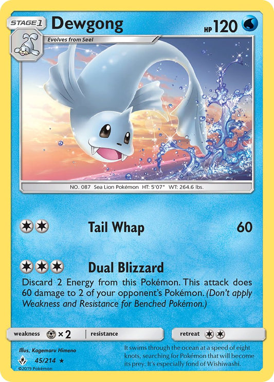 Dewgong 45/214 Non-Holo Rare
