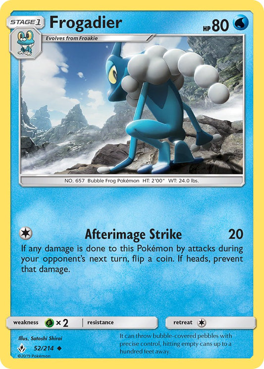 Frogadier 52/214 Reverse Uncommon