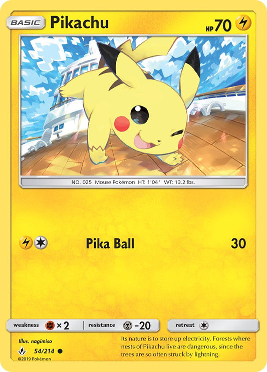 Pikachu 54/214 Reverse Common