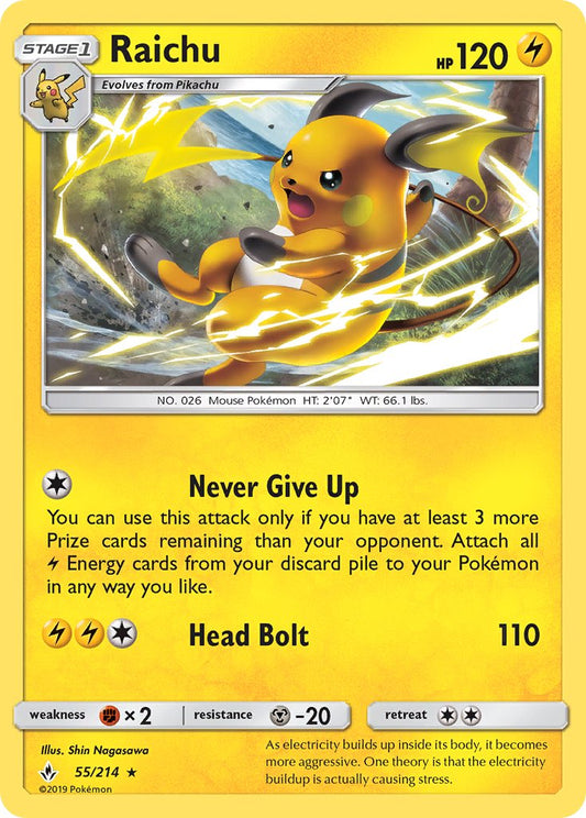 Raichu 55/214 Reverse Rare