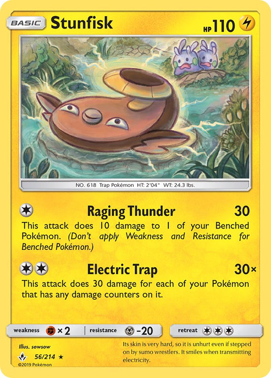 Stunfisk 56/214 Reverse Rare