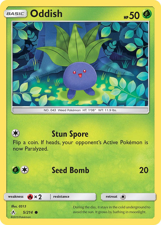 Oddish 5/214 Reverse Common